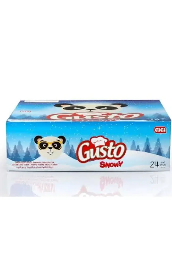 Cici Gusto Snowy Cake Hindistan Cevizli 40 Gr. 24 Adet (1 Kutu)