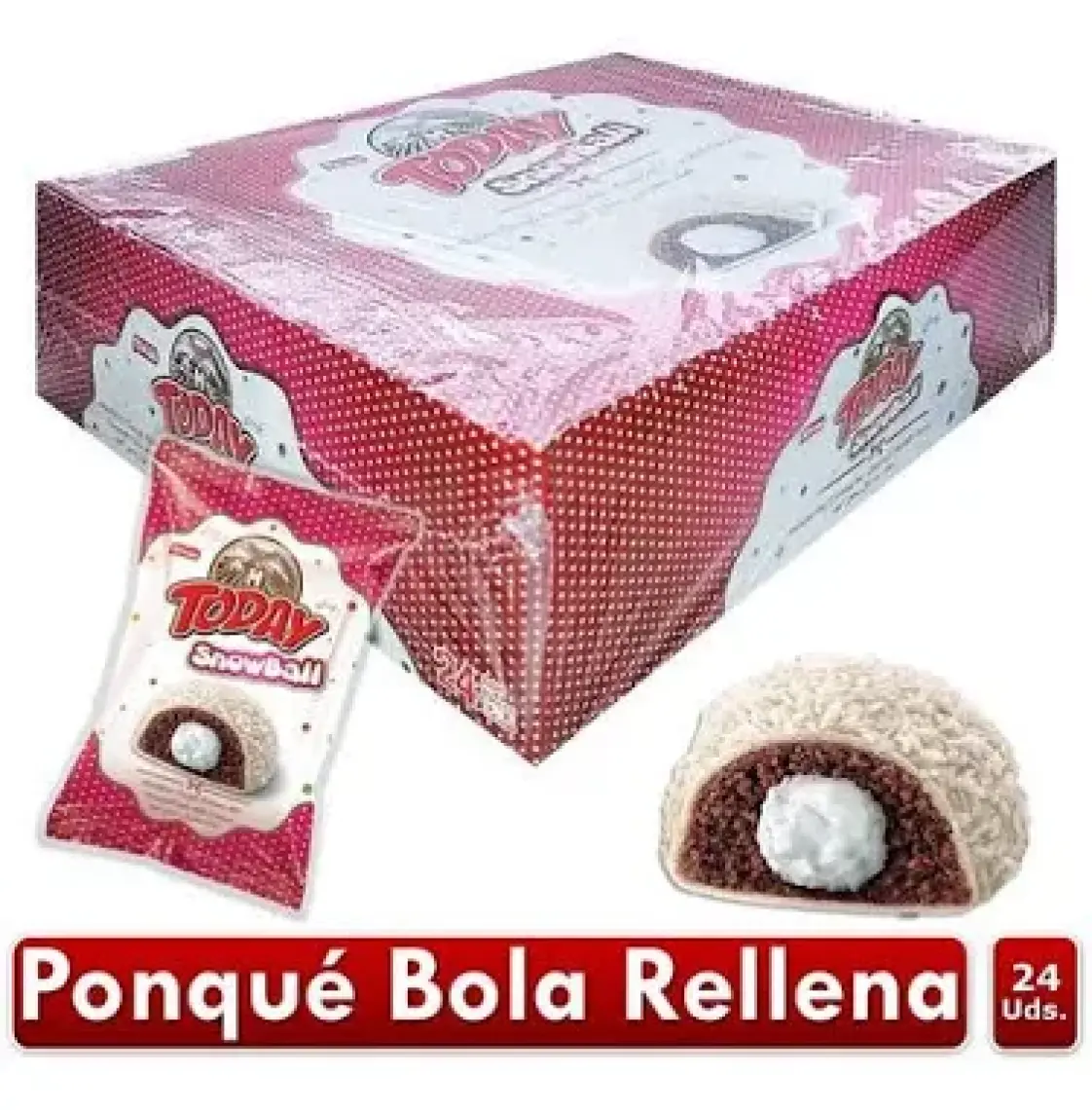Cici Gusto Snowy Cake Hindistan Cevizli 40 Gr. 24 Adet (1 Kutu)