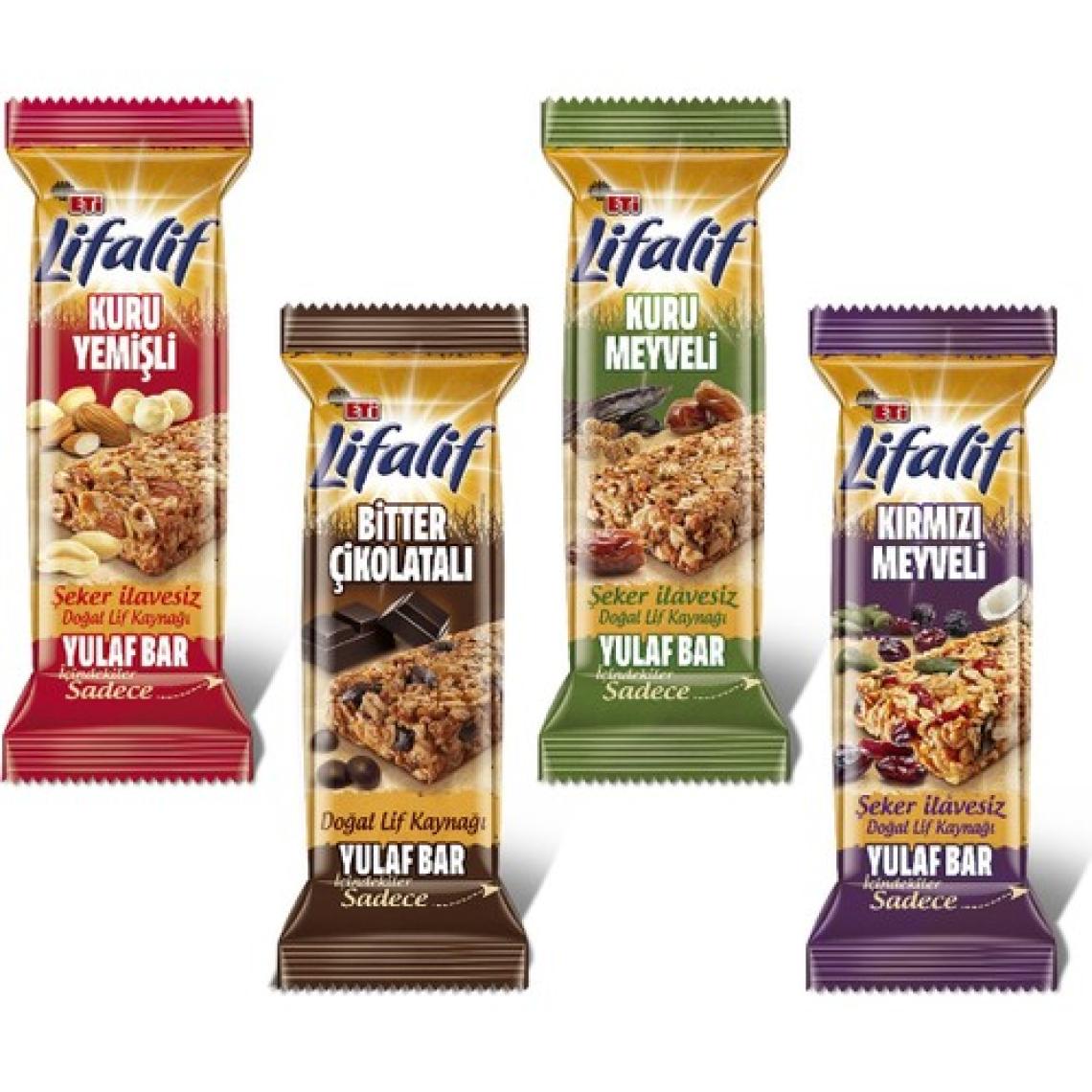 Eti Lifalif Kuru Meyveli Yulaf Bar 35 g x 12 Adet