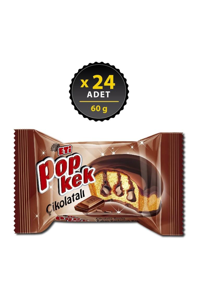 Eti Popkek Çikolatalı 60 Gr. (24'lü)