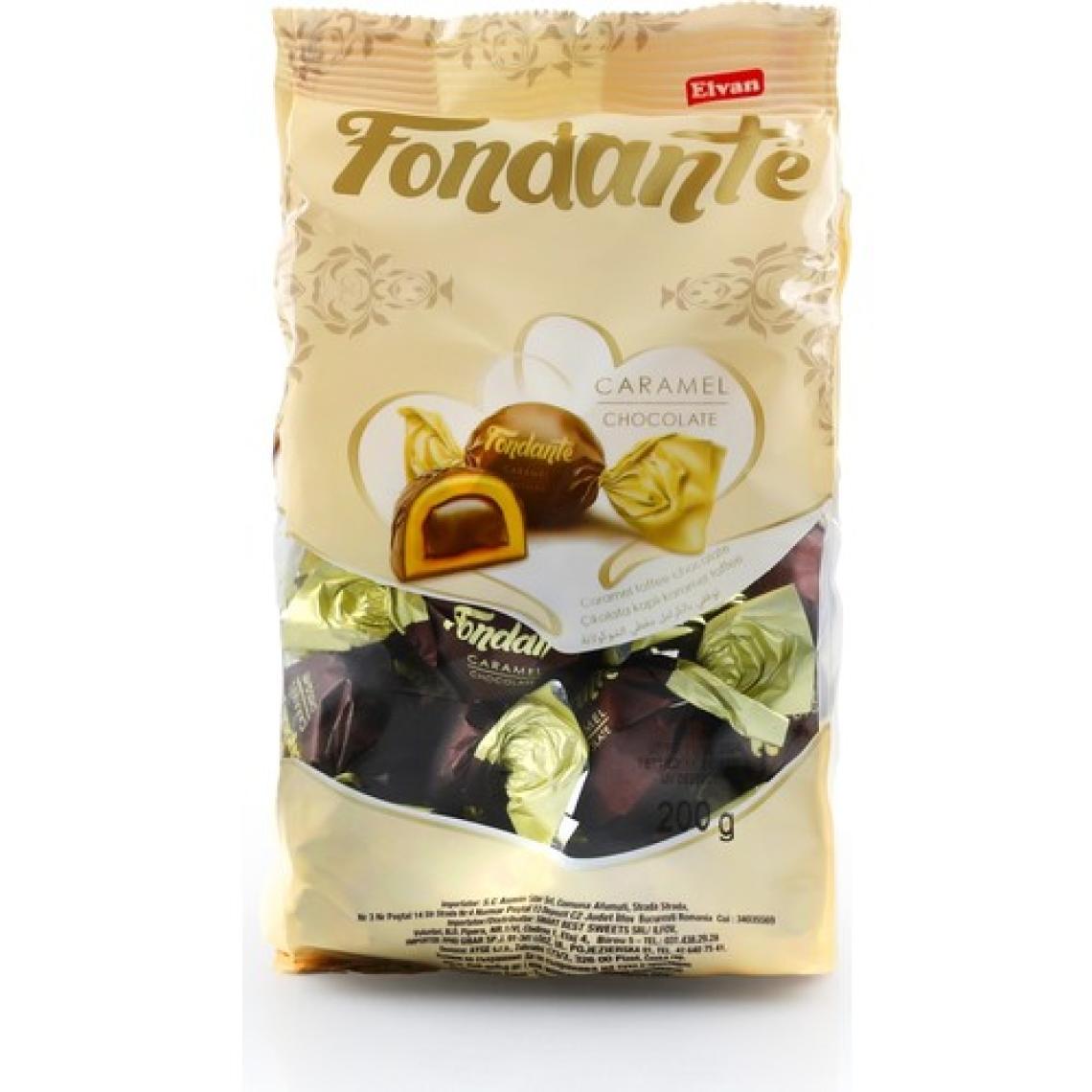 Elvan Fondante Caramel Toffee 200 Gr. (1 Adet)