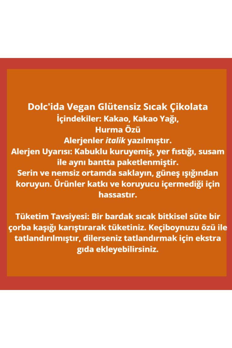 Vegan Sıcak Çikolata şekersiz-el Yapımı