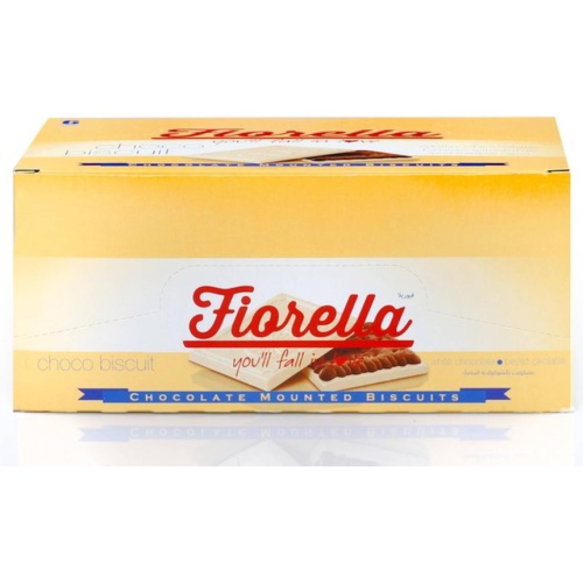 Fiorella Chocobiscuit Beyaz Çikolatalı Kakaolu Bisküvi 102 Gr. 6 Adet (1 Kutu)