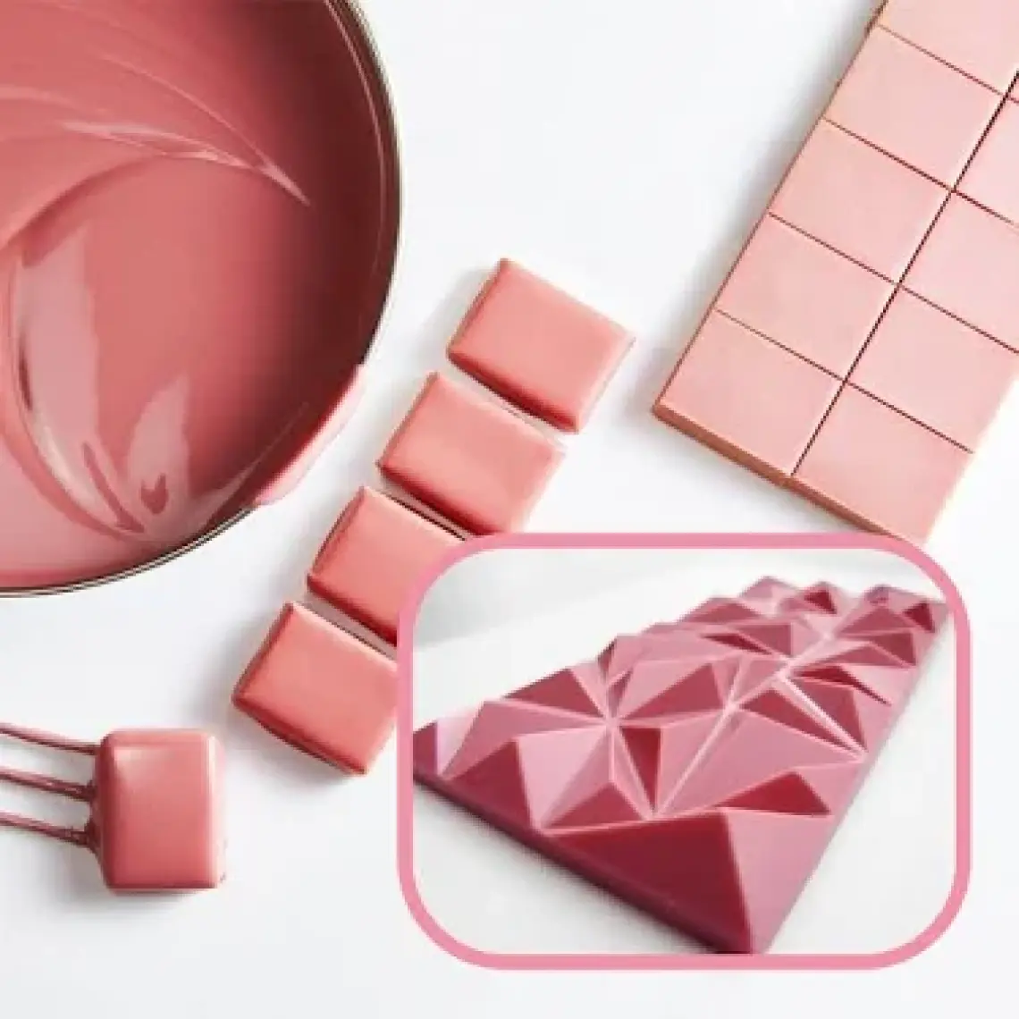 Callebaut Ruby Rb1 Kuvertür Drop Çikolata 2,5 Kg