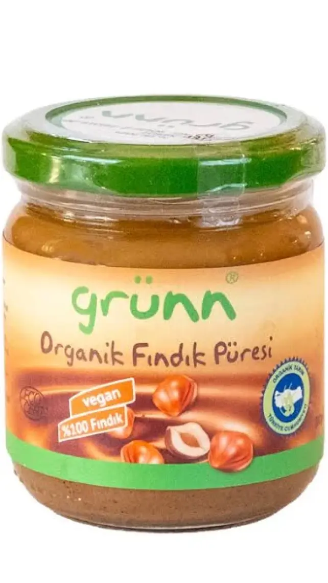 Grünn Organik Fındık Püresi 200 gr
