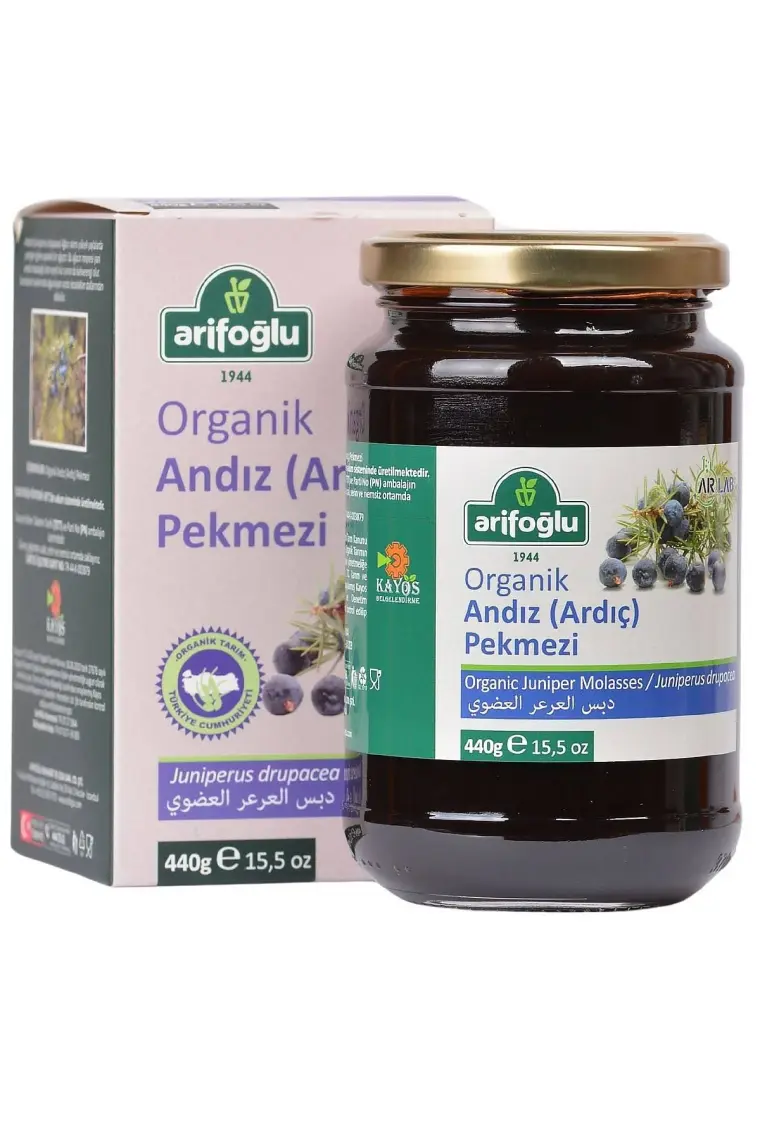 Arifoğlu Organik Andız Pekmezi 440 Gr (Soğuk Sıkım)