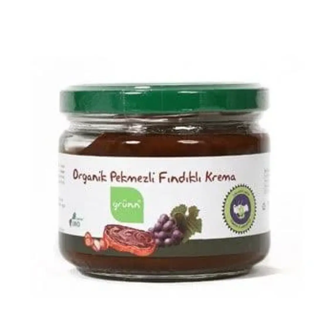 Grünn Organik Pekmezli Fındıklı Krema 200 gr