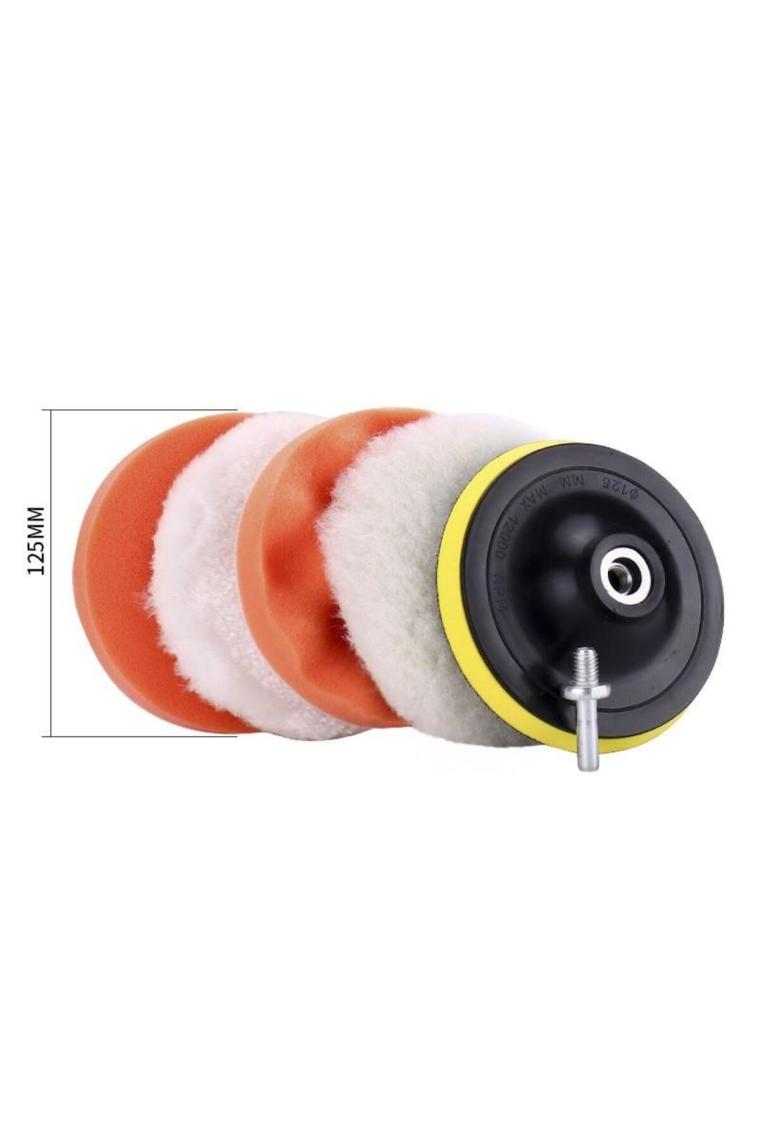 6 Parça 12.5cm Battal Boy Oto Pasta Cila Polisaj Seti