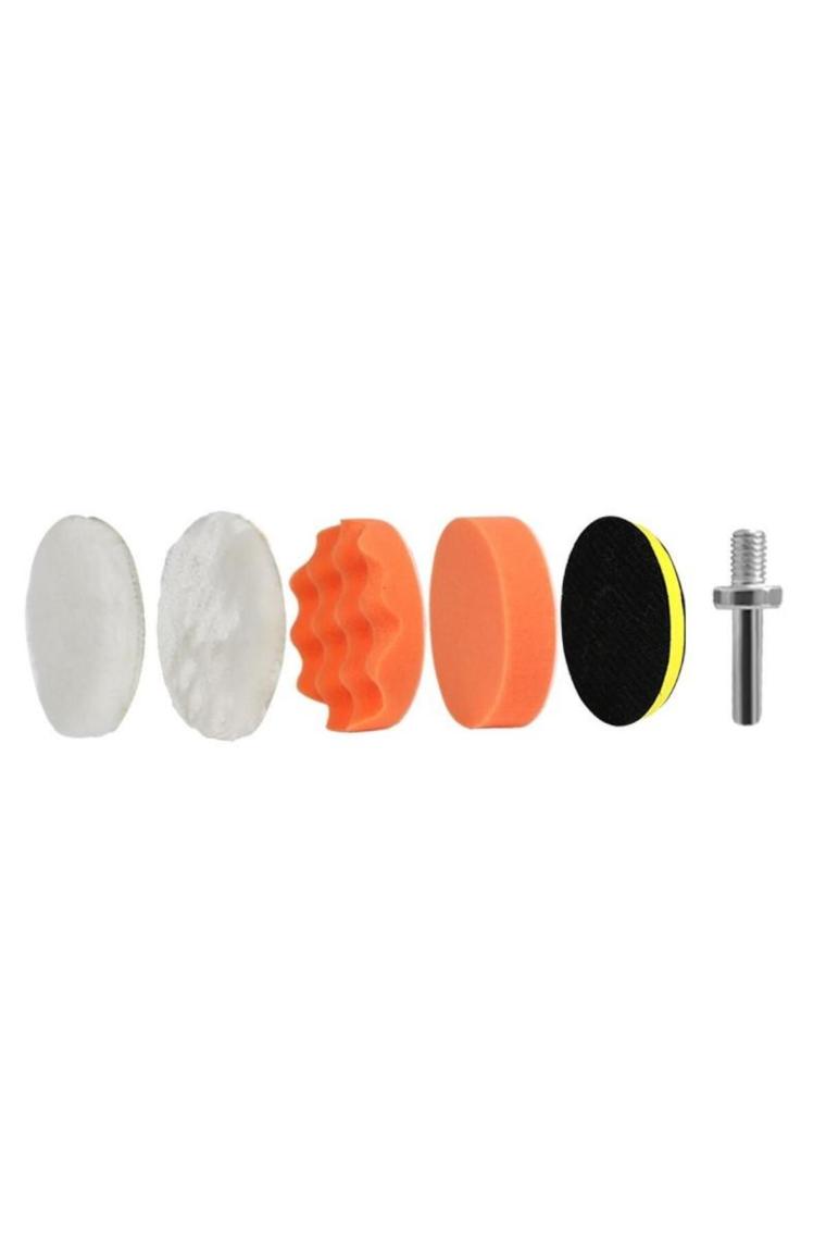 6 Parça 12.5cm Battal Boy Oto Pasta Cila Polisaj Seti