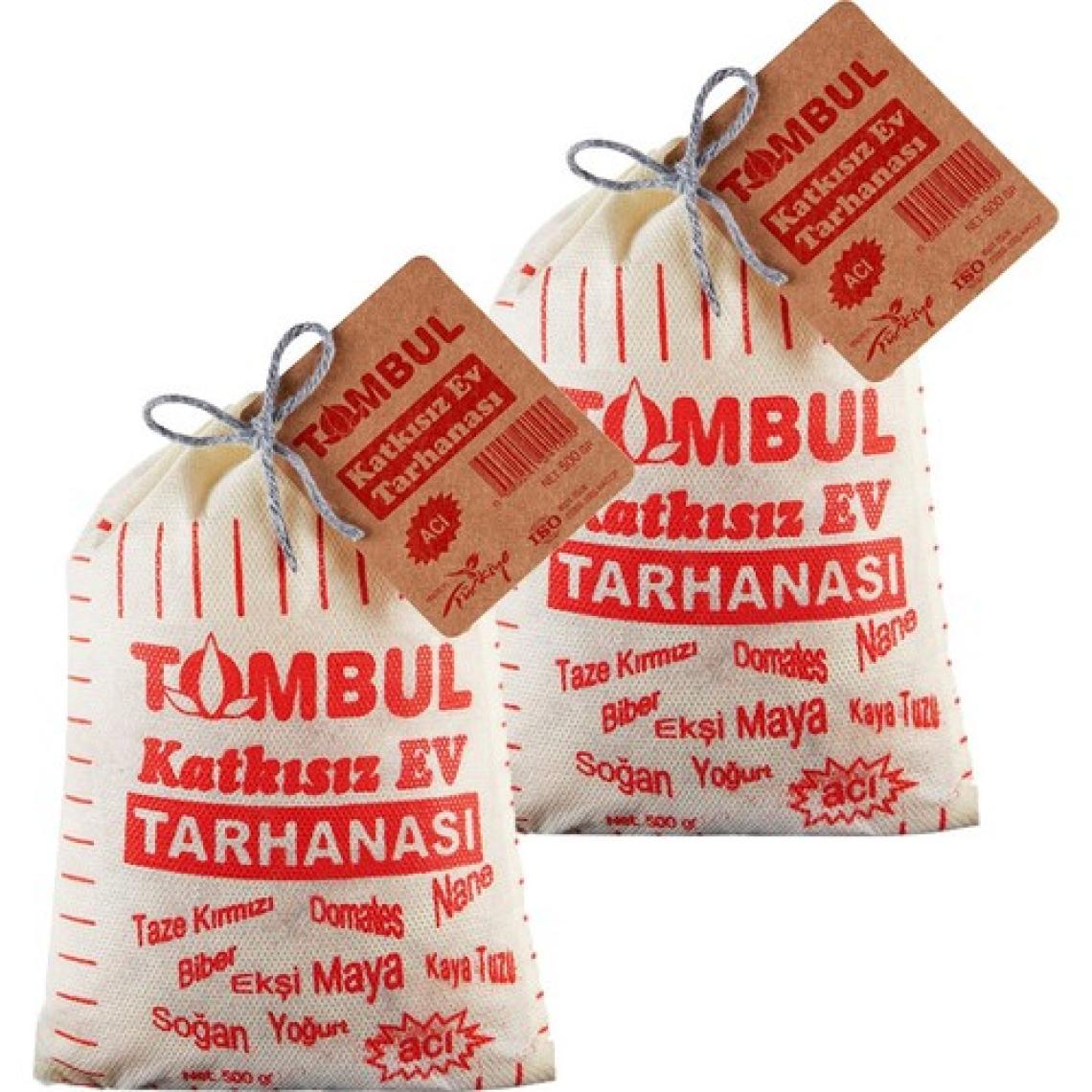 Tombul Katkısız Acılı Ev Tarhanası 500 gr x 2'li