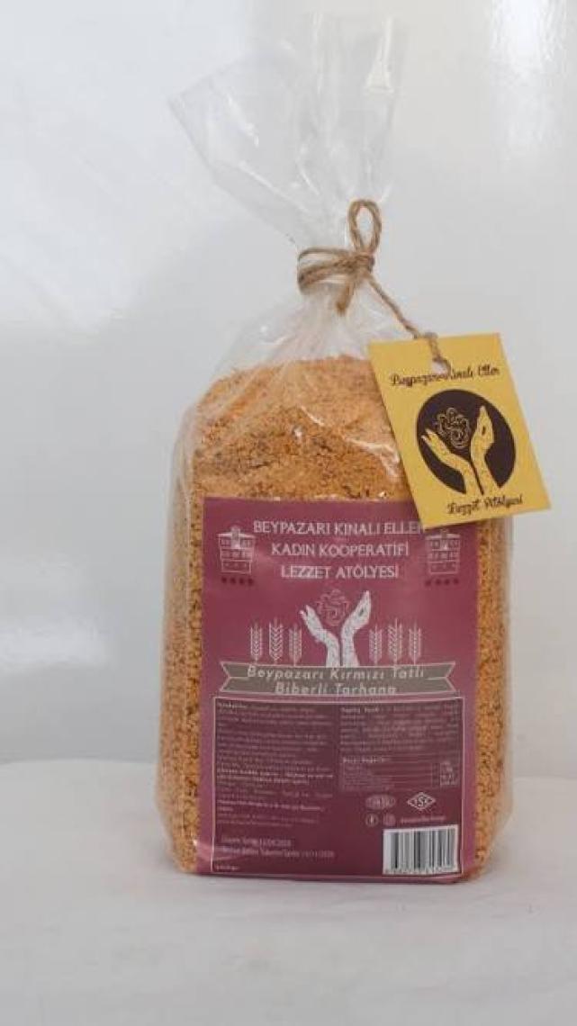 Kınalı Eller Kadın Kooperatifi Beypazarı Kırmızı Tatlı Biberli Tarhana 500GR.