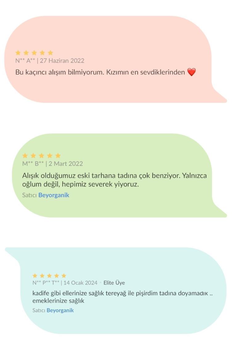 Organik Tarhana 500gr