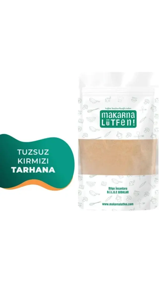 Makarna Lütfen Tuzsuz Kırmızı Tarhana (200 gram)