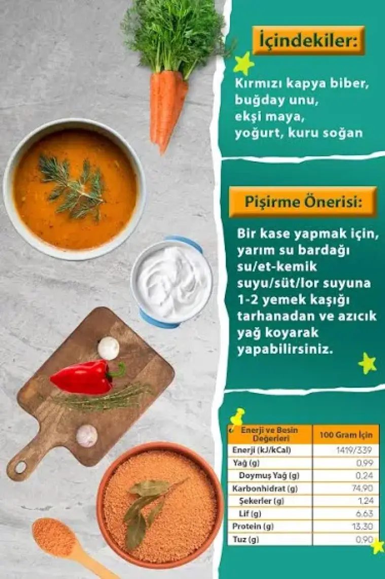 Makarna Lütfen Tuzsuz Kırmızı Tarhana (200 gram)