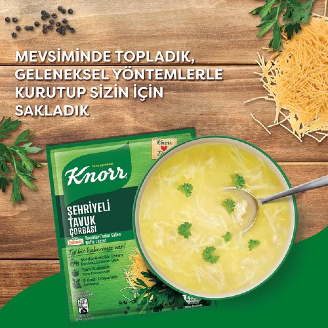 Knorr Hazır Çorba Şehriyeli Tavuk 4 Kişilik  51 g