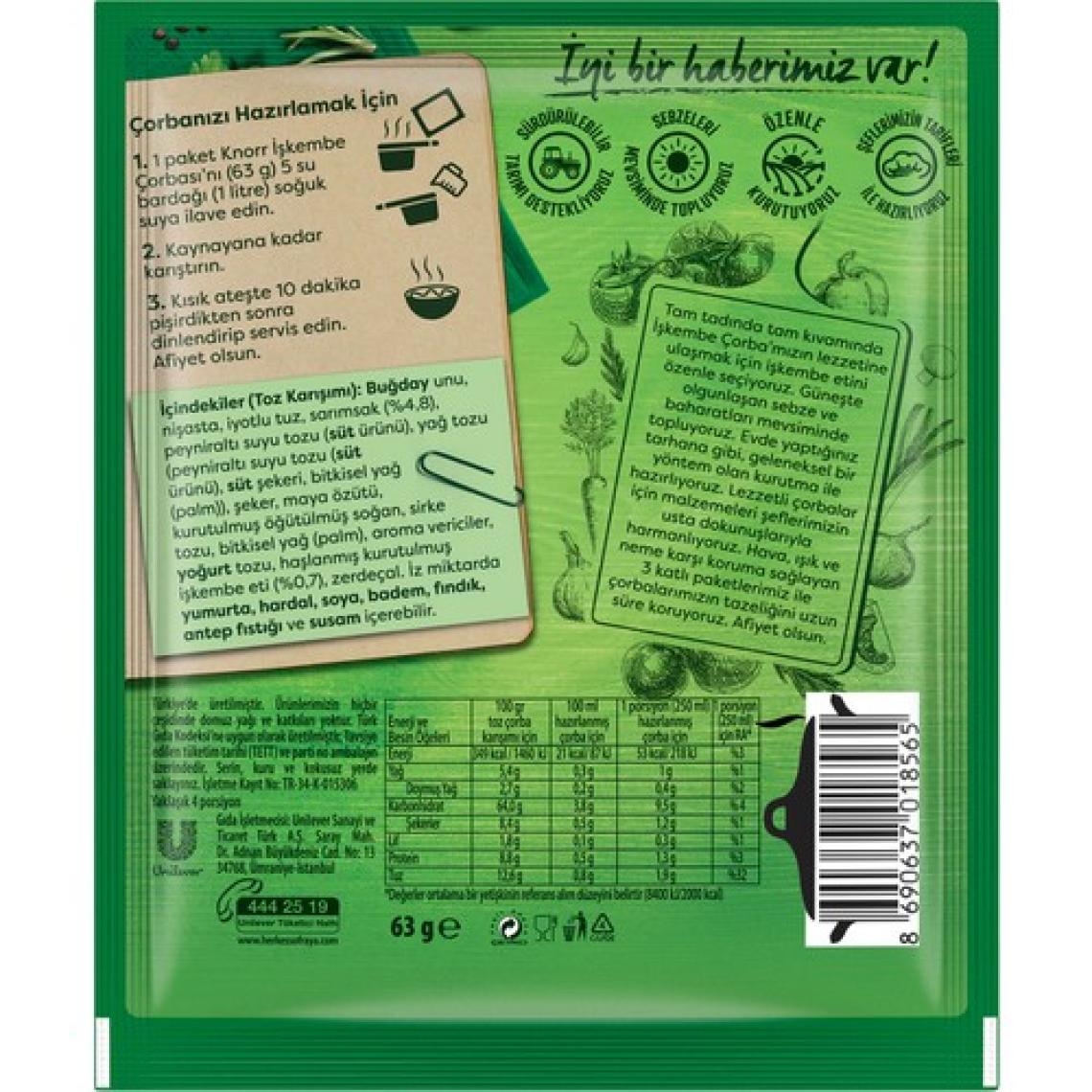 Knorr Hazır Çorba İşkembe 63 g
