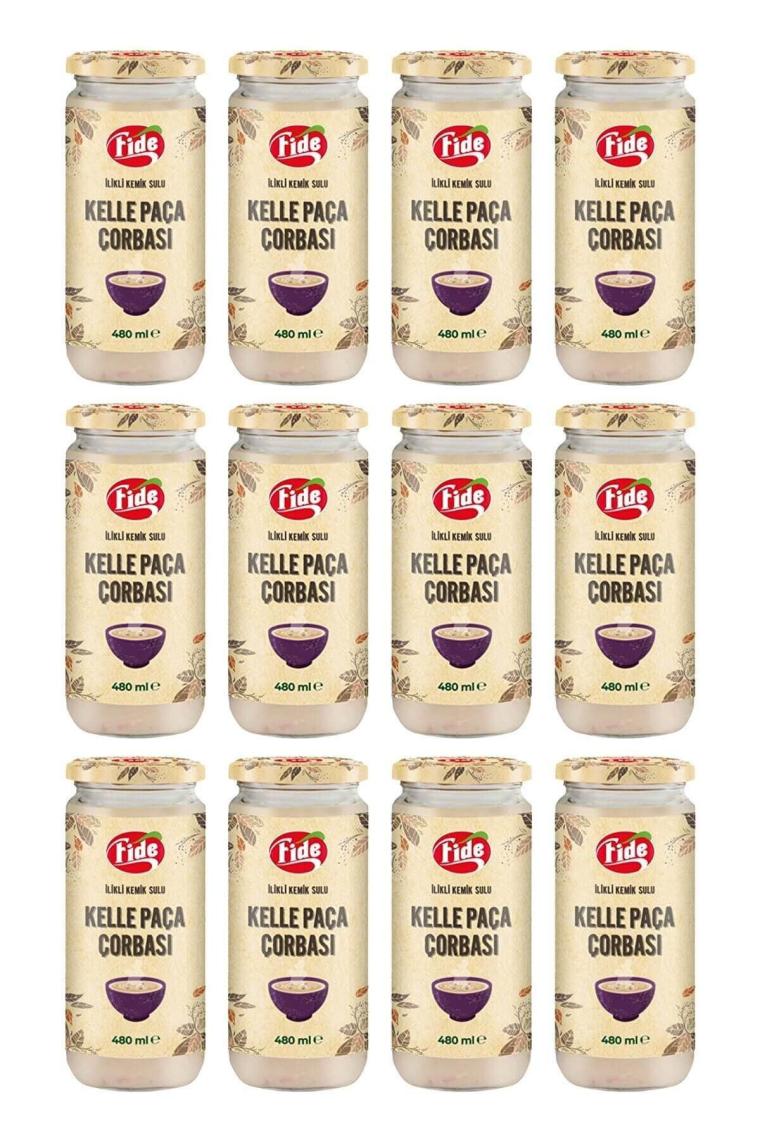 Fide Kelle Paça Çorbası 12 X 480 ml
