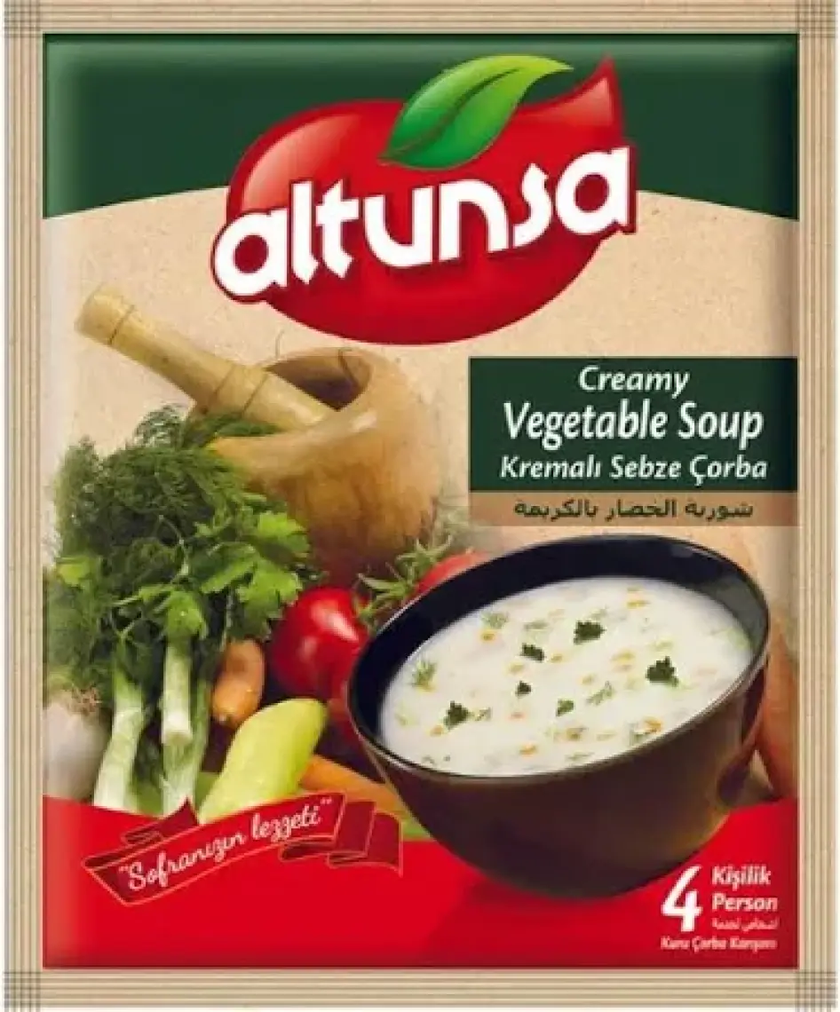 Altunsa Hazır Çorba Kremalı Sebze 60 gr
