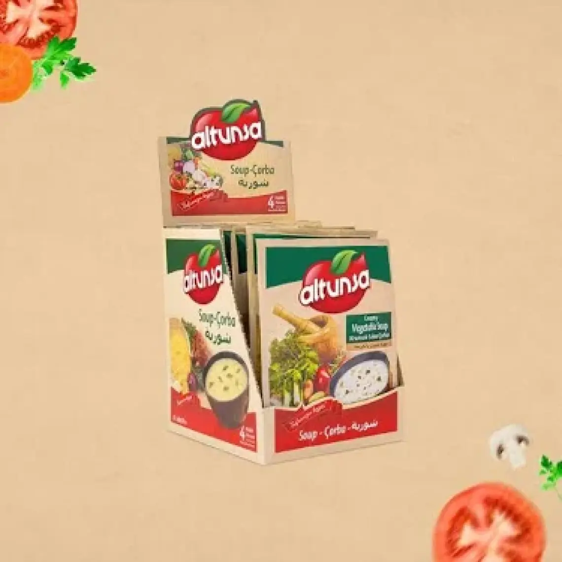 Altunsa Hazır Çorba Kremalı Sebze 60 gr