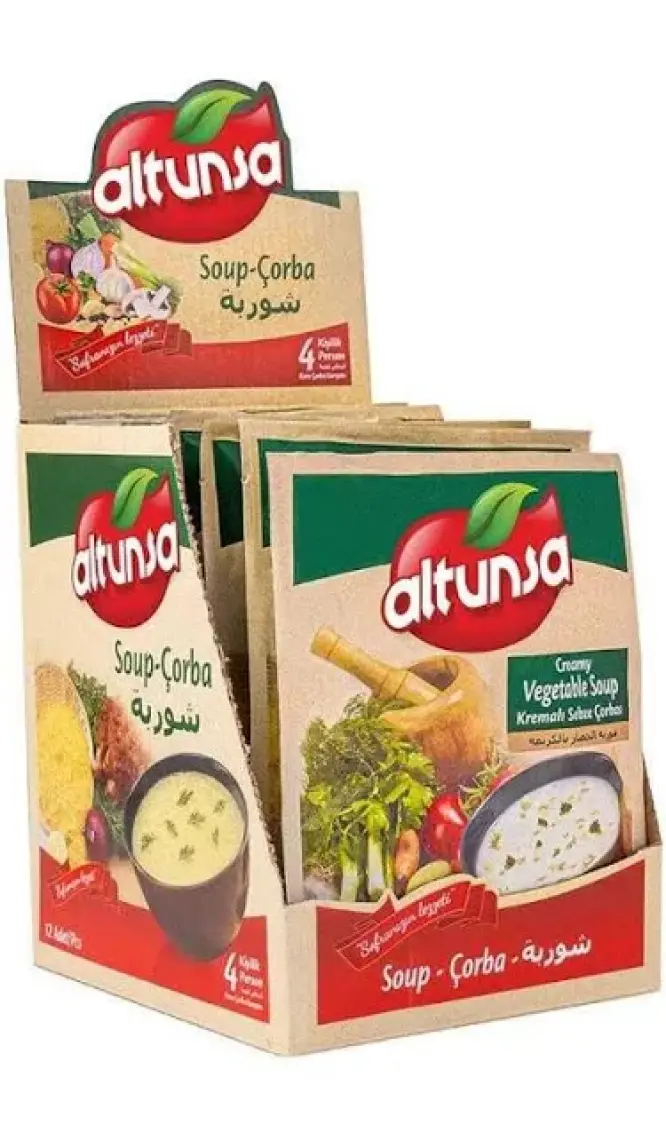 Altunsa Hazır Çorba Kremalı Sebze 60 gr