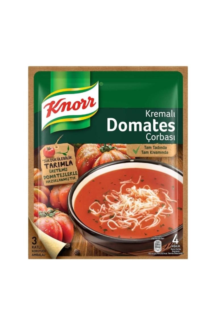 Knorr Klasik Çorba Serisi Kremalı Domates Çorbası 12'li Paket