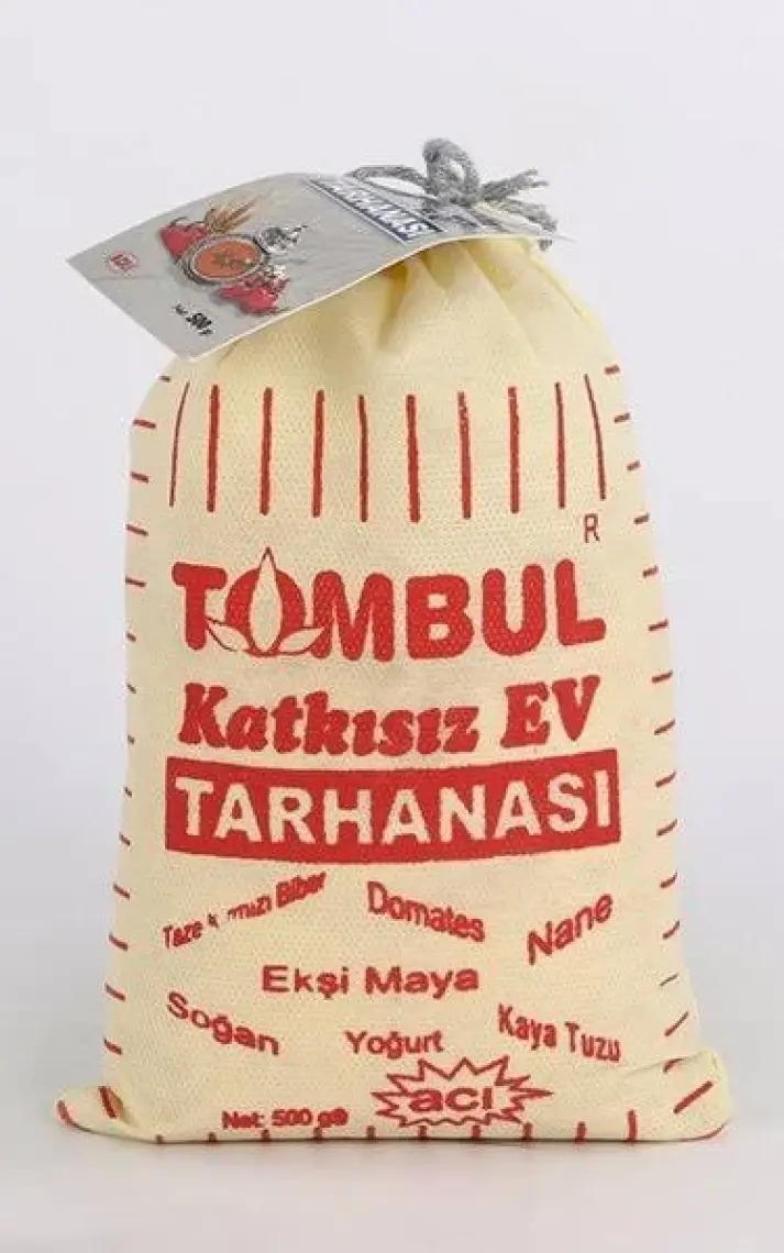 Tombul Katkısız Ev Tarhanası Acılı 500 Gr Keten
