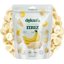 Muz Kuru Meyve Cipsi - Dondurularak Kurutulmuş Freeze Dried Çıtır Muz