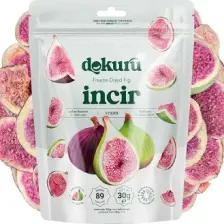 Dokuru Incir Kuru Meyve Cipsi - Dondurularak Kurutulmuş Freeze Dried Çıtır Incir