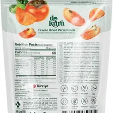 Dokuru Cennet Hurması Kuru Meyve Cipsi - Dondurularak Kurutulmuş Freeze Dried Çıtır Trabzon Hurması
