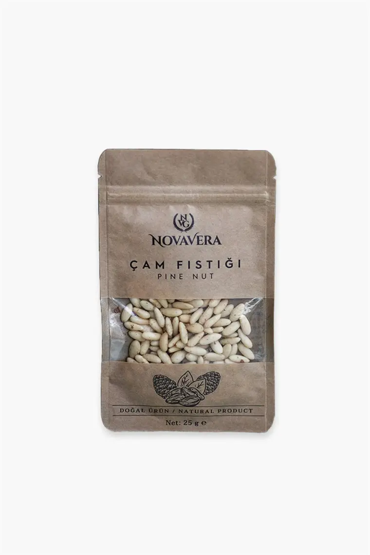 NovaVera Nova Vera Çam Fıstığı (Doğal Yerli 1. Kalite) 25 gr