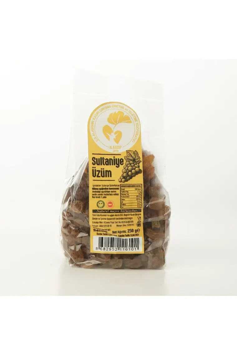Sultaniye Kuru Üzüm 250 Gr.