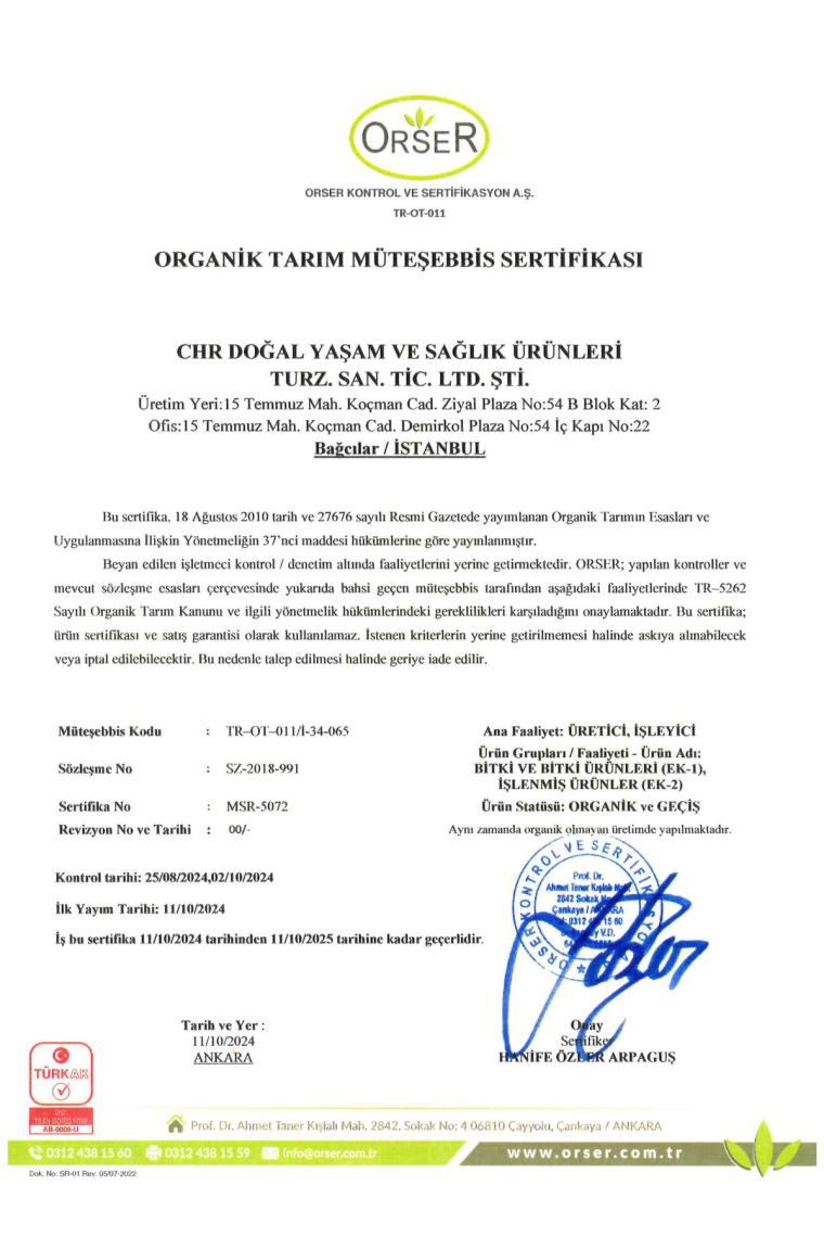 Immunflex Organik Beyaz Dut Kurusu 200 gr
