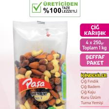 Çiğ Karışık Kuruyemiş 250 gr X 4 Adet (1 KG)