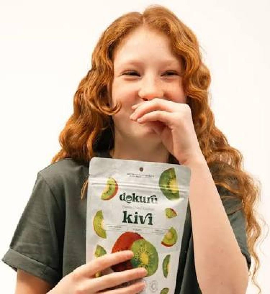Dokuru Kivi Kuru Meyve Cipsi - Dondurularak Kurutulmuş Freeze Dried Çıtır Kivi