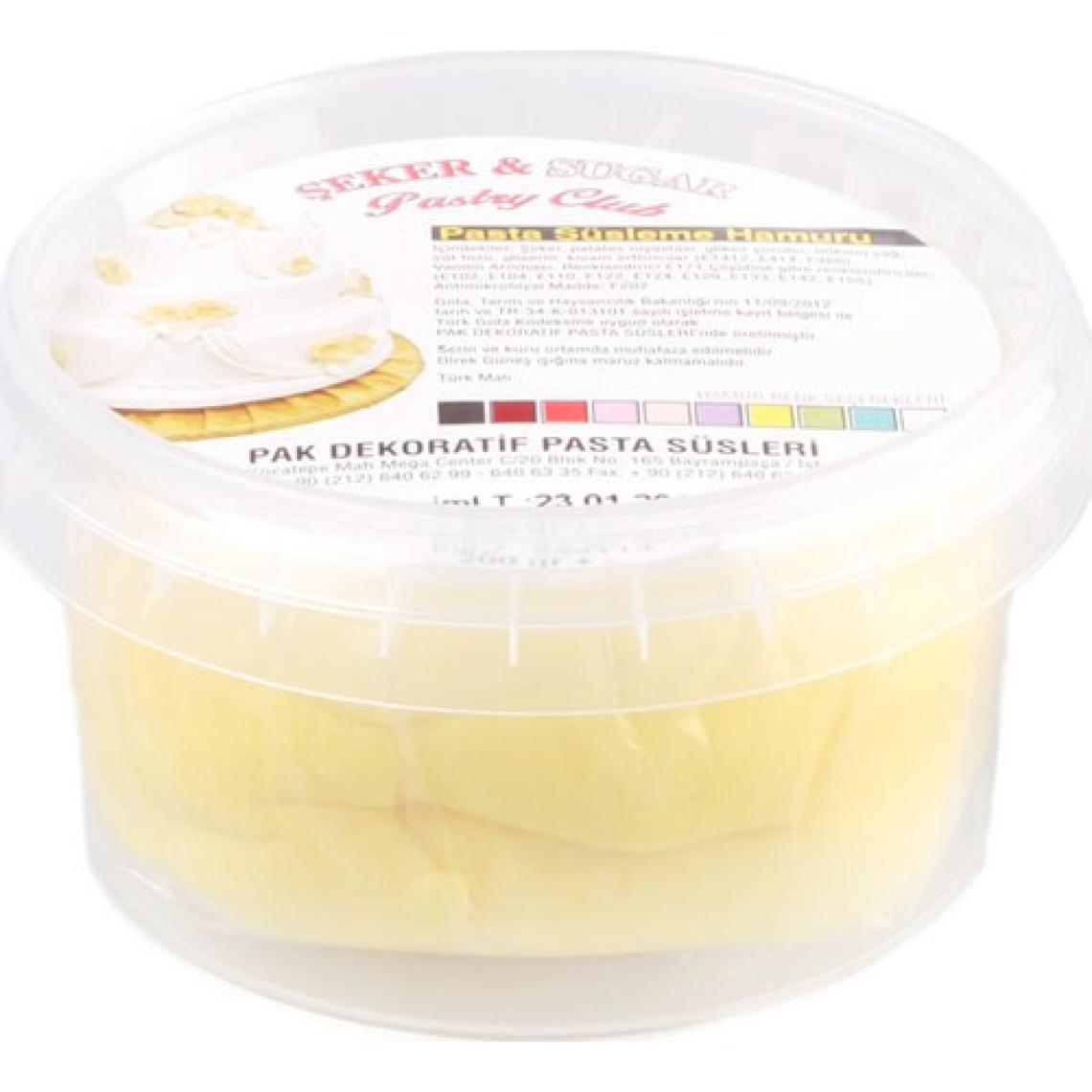 Şeker &amp; Sugar Sarı 200 gr Şeker Hamuru