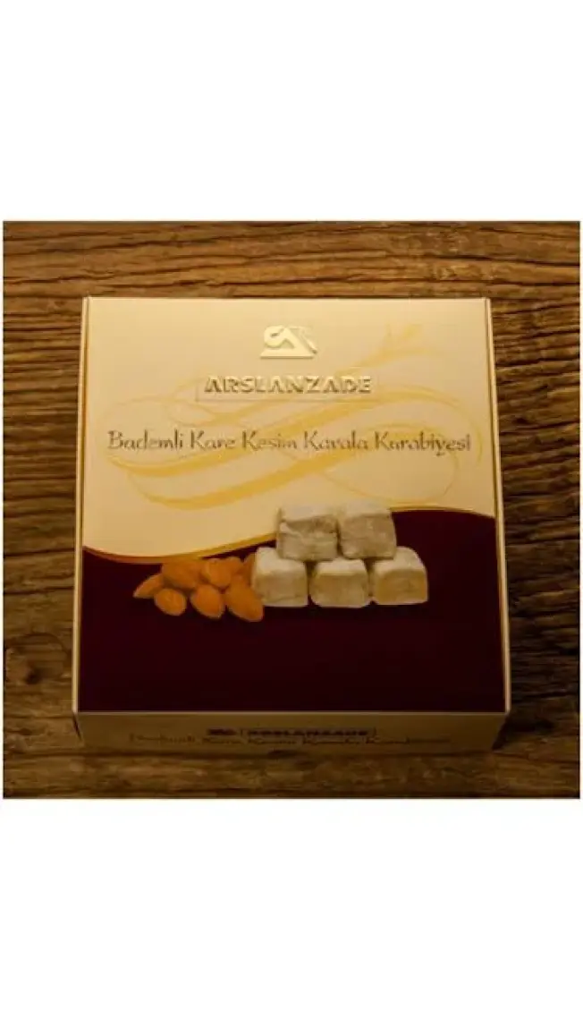 Arslanzade  Kavala Kurabiyesi Kare Kesim 970 gr