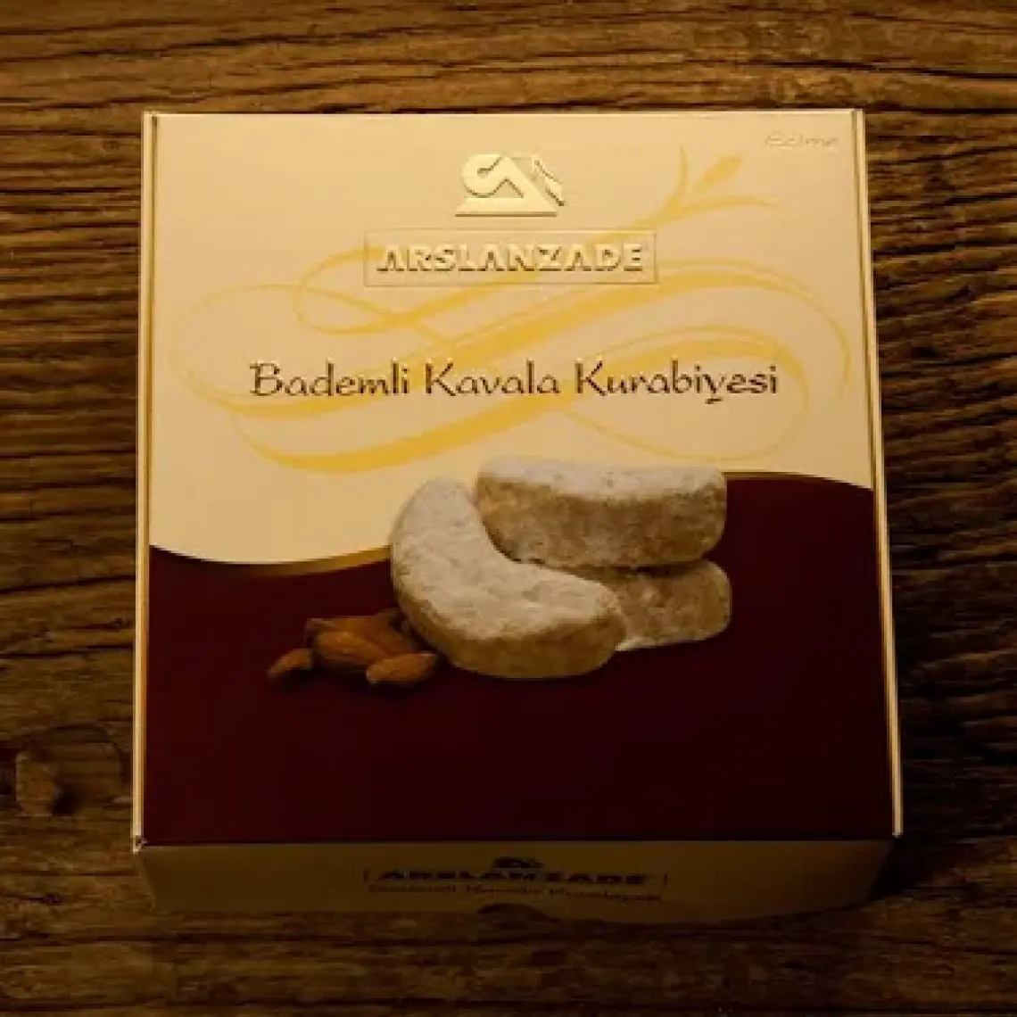 Arslanzade  Kavala Kurabiyesi Kare Kesim 970 gr