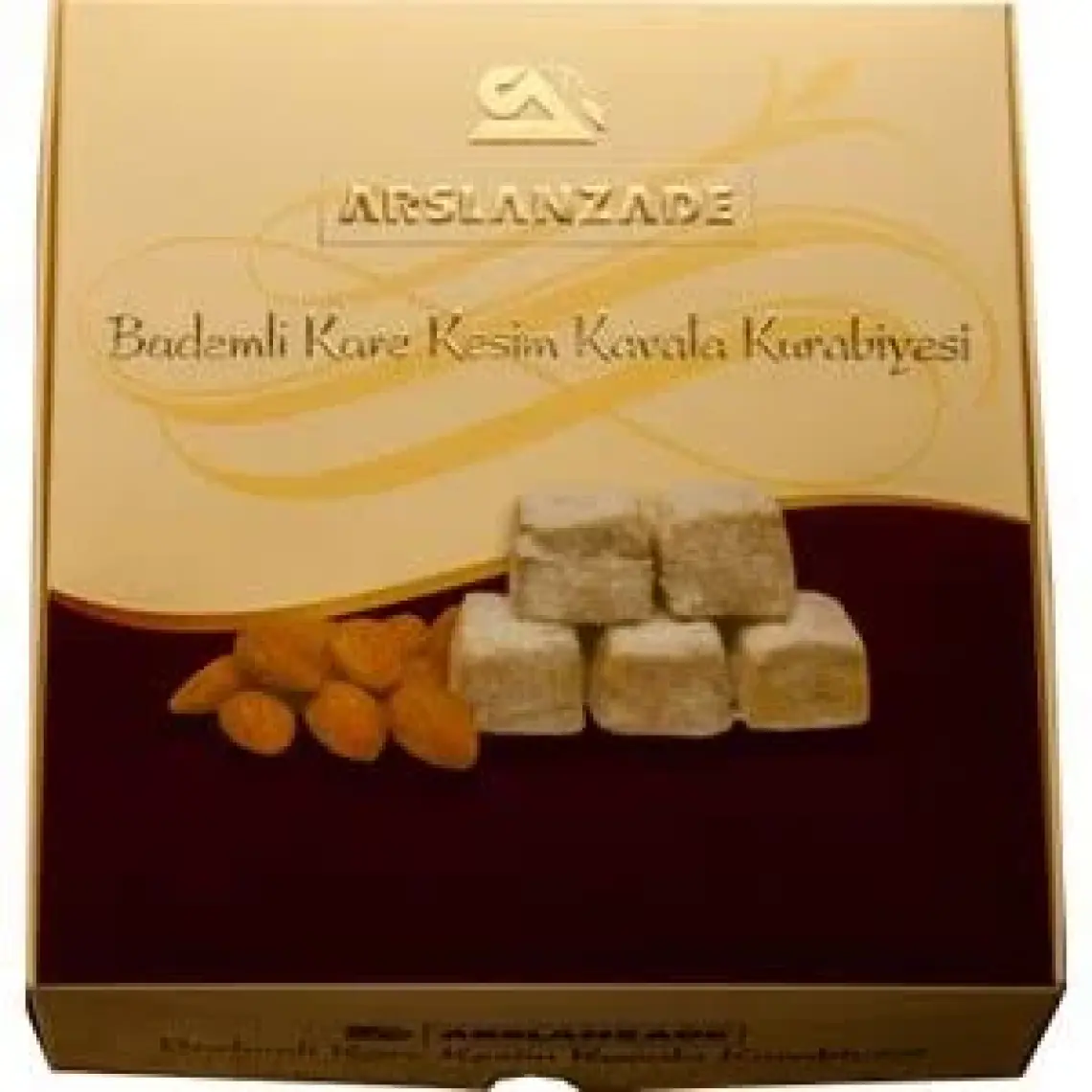 Arslanzade  Kavala Kurabiyesi Kare Kesim 970 gr