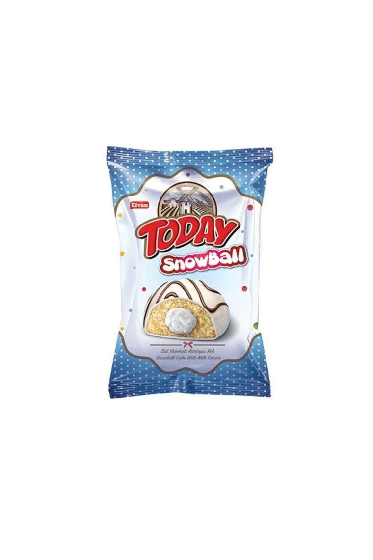 Today Snowball Sütlü Kek 35 Gr. 24 Adet (1 KUTU)