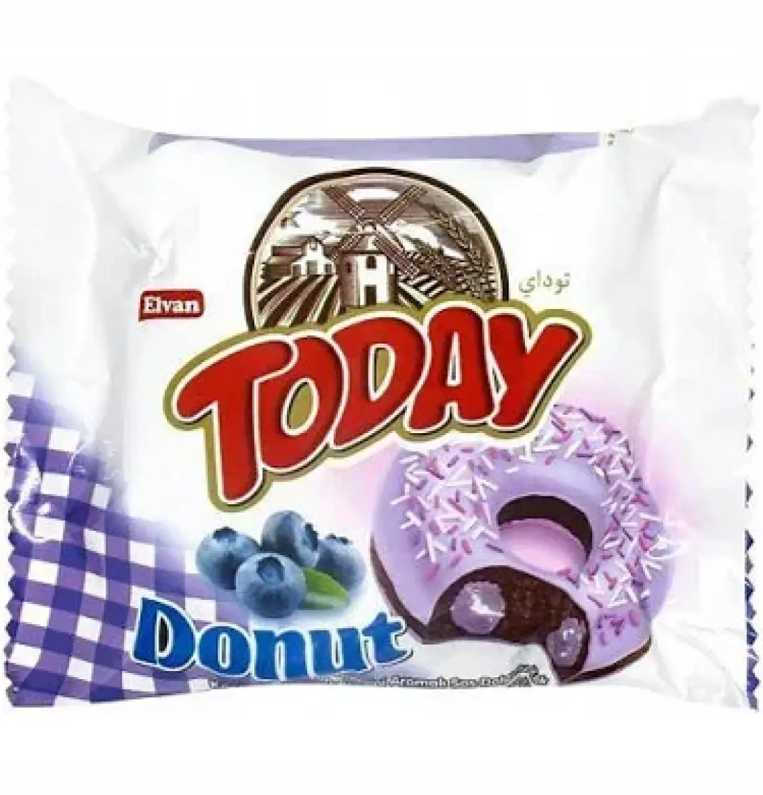 Today Donut Kek Yabanmersinli 35gr. 24 Adet (1 Kutu)