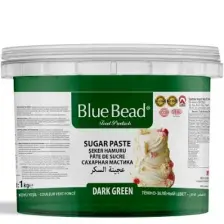 Blue Bead Koyu Yeşil  Şeker Hamuru 1 KG
