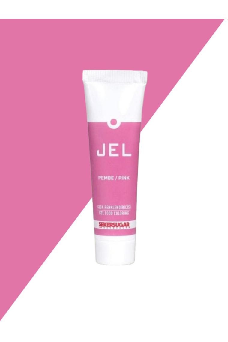 Pembe Jel Gıda Boyası 100 gr