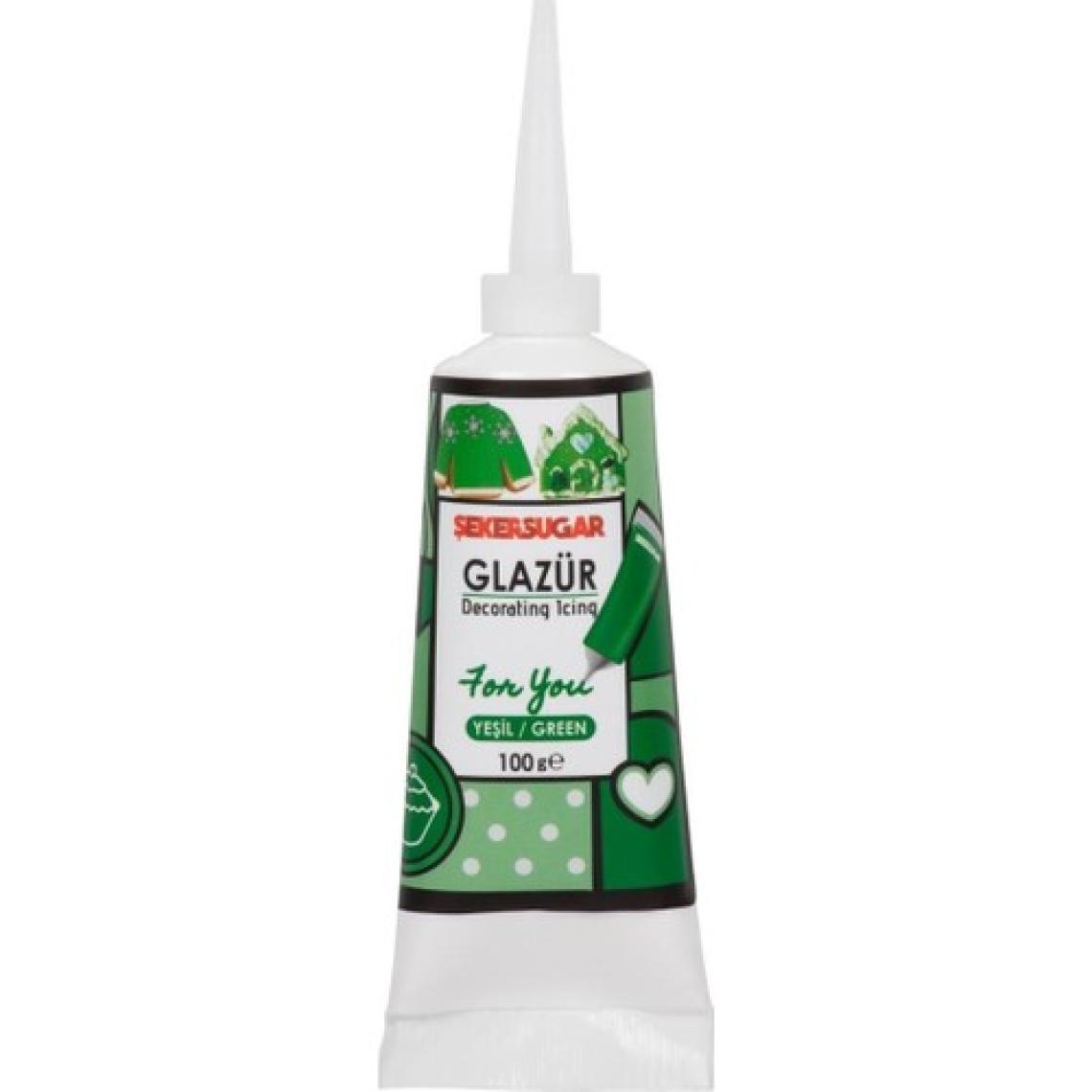 Şeker & Sugar Glazür Yeşil 100 gr
