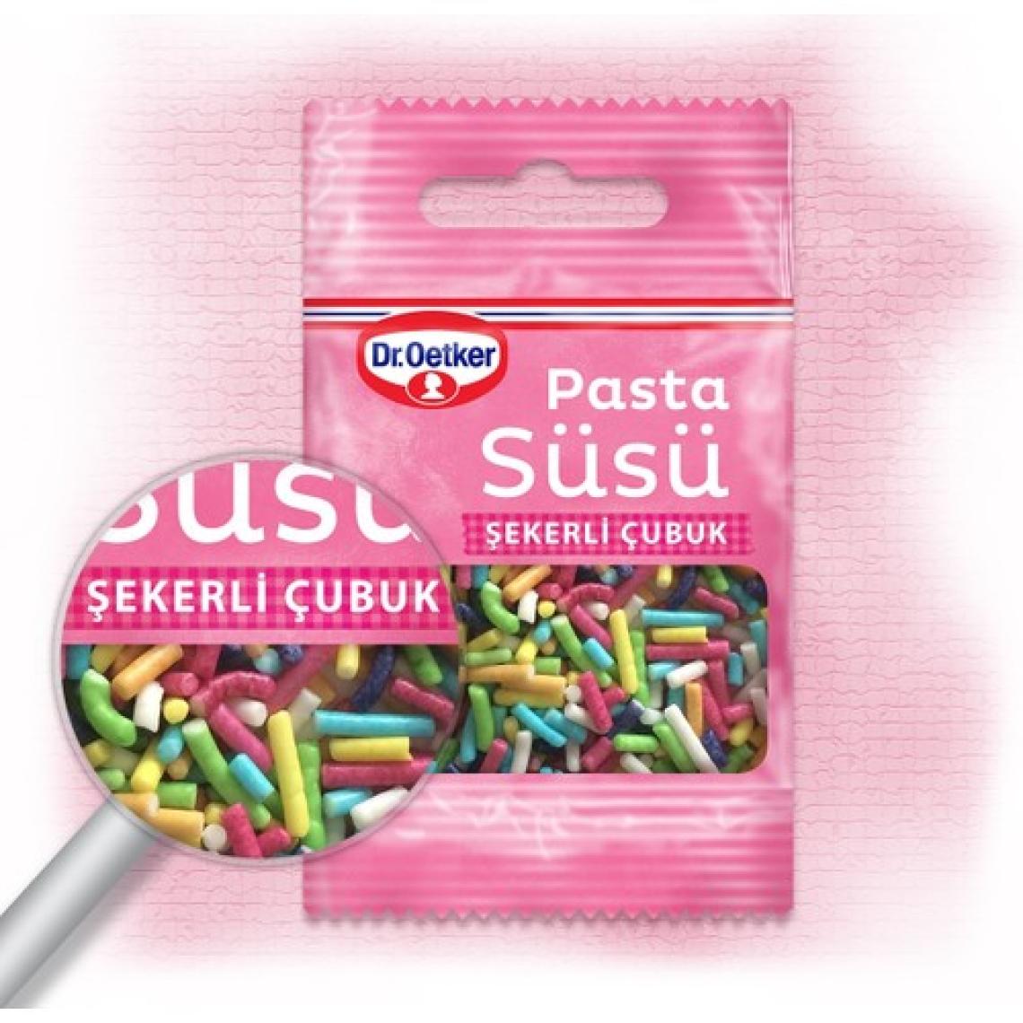 Dr. Oetker Şekerli Çubuk 10 gr Pasta Süsü