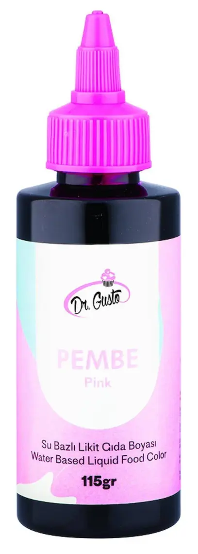 Dr. Gusto  Sıvı Gıda Boyası 115 gr Pembe
