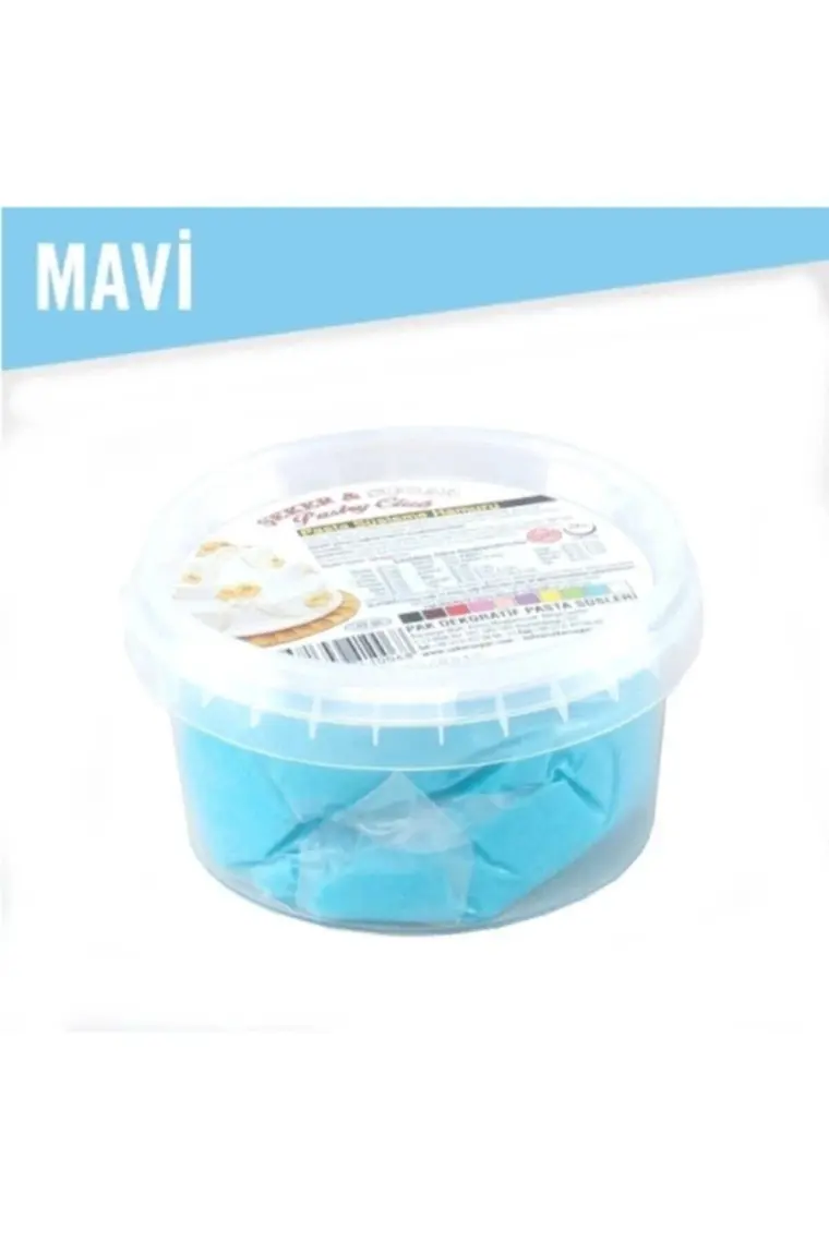 Şeker & Sugar Şeker Hamuru 200 gr Mavi
