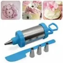 Lovyco Krema Sıkma Pompası ve 4 Adet Metal Duy Uçları