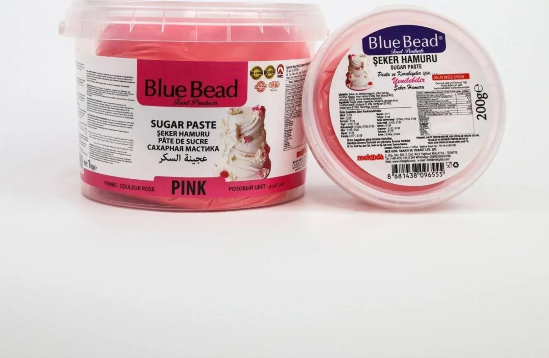 Blue Bead Pembe Şeker Hamuru 200 GR