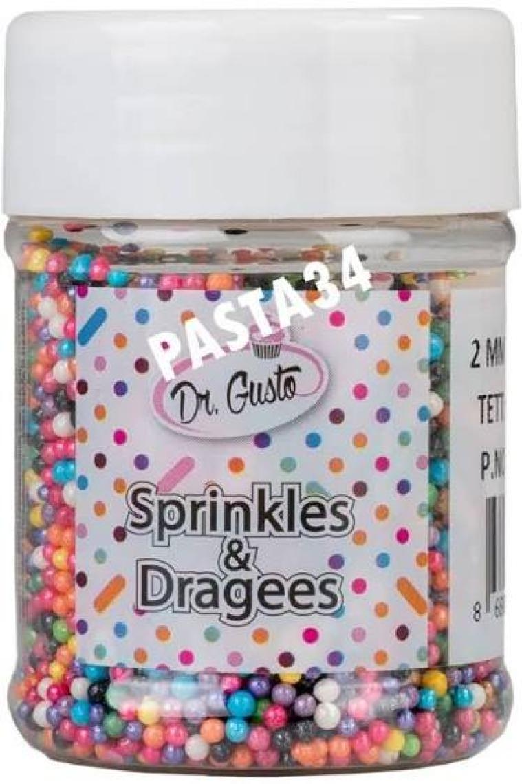 Dr. Gusto  Karışık Boncuk Pasta Süsleme Şekerleri 45 gr