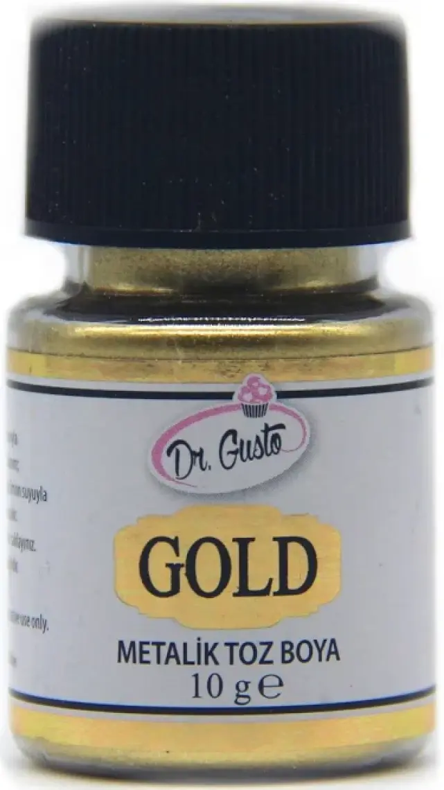 Dr. Gusto  Metalik Gold Toz Boya  Altın 10 gr